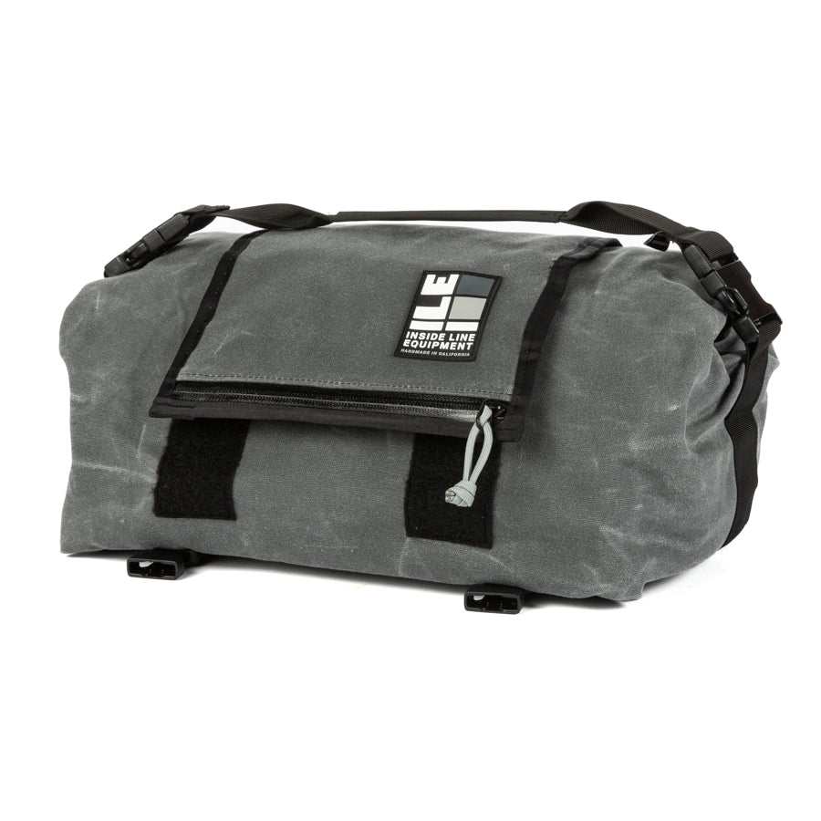 Porteur Rackbag - Waterproof Bike Bag - X-Pac Sailcloth & Cordura - Front Rack Bicycle Bag - 42L Capacity - Handmade in USA