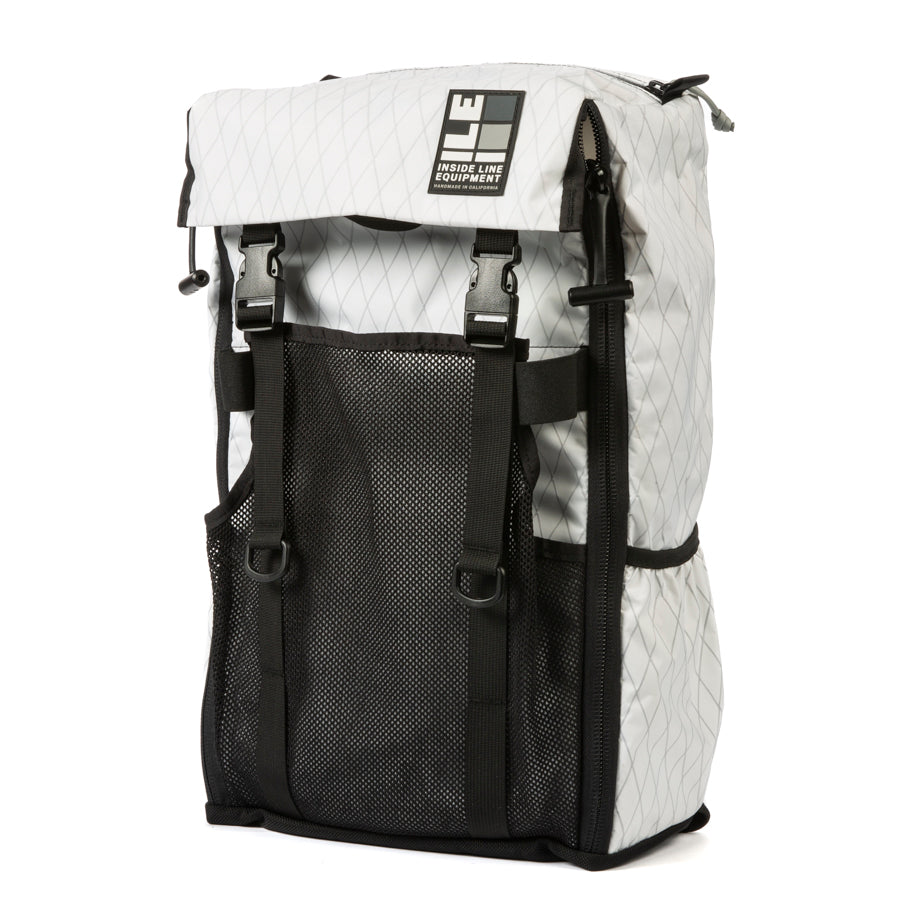 race-day-bag - Everyday Backpack - Commuter Cycling Bag - XPAC - Panel Loader - Helmet Pocket - Travel bag - Made in California