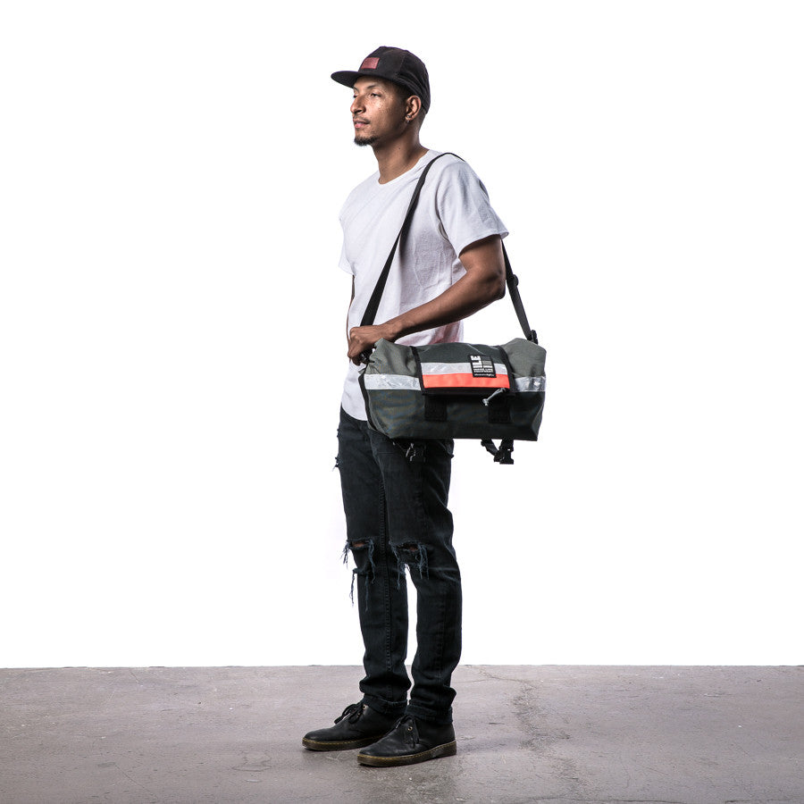 Porteur Rackbag - Waterproof Bike Bag - X-Pac Sailcloth & Cordura - Front Rack Bicycle Bag - 42L Capacity - Handmade in USA