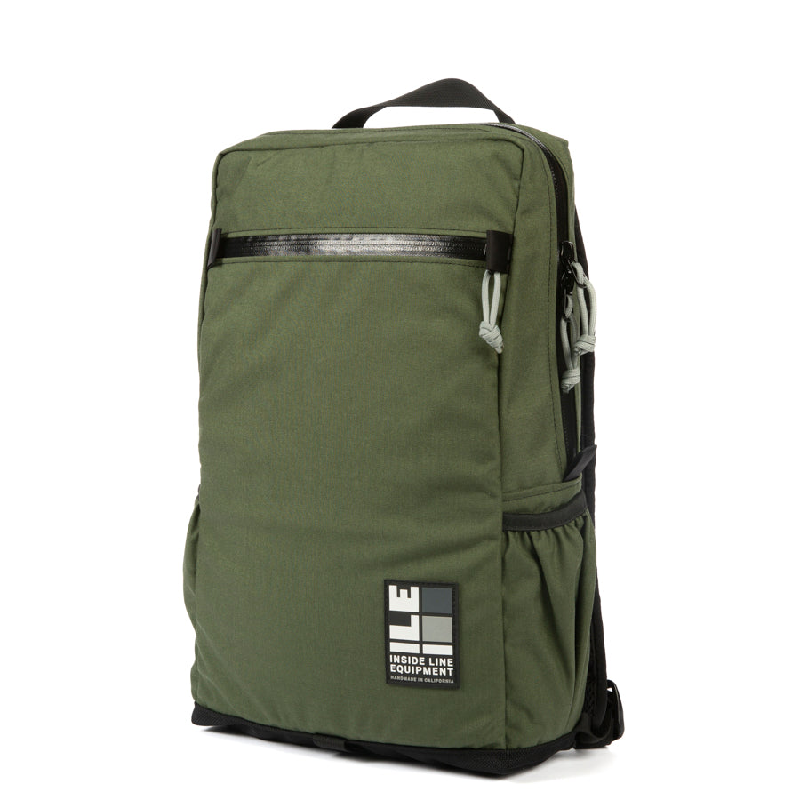 14L - Technical Backpack - Water Resistant - top panel loader - VX21 XPac - Cordura - Handmade Backpack - Made in USA - Weatherproof Backpack