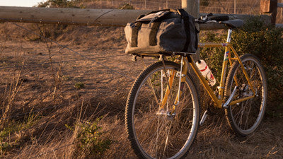 Porteur Rack Bag --Waxed Canvas