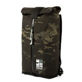 11L technical backpack - Compact Backpack - hiking day pack - XPAC - Water-resistant Roll-Top - hydration sleeve - waterproof YKK zipper - Made in USA