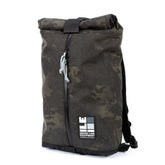 11L technical backpack - Compact Backpack - hiking day pack - XPAC - Water-resistant Roll-Top - hydration sleeve - waterproof YKK zipper - Made in USA