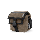Tan Waxed Canvas - handmade camera cross body - mirrorless camera - street photography - Cobra buckle - XPAC - made in USA