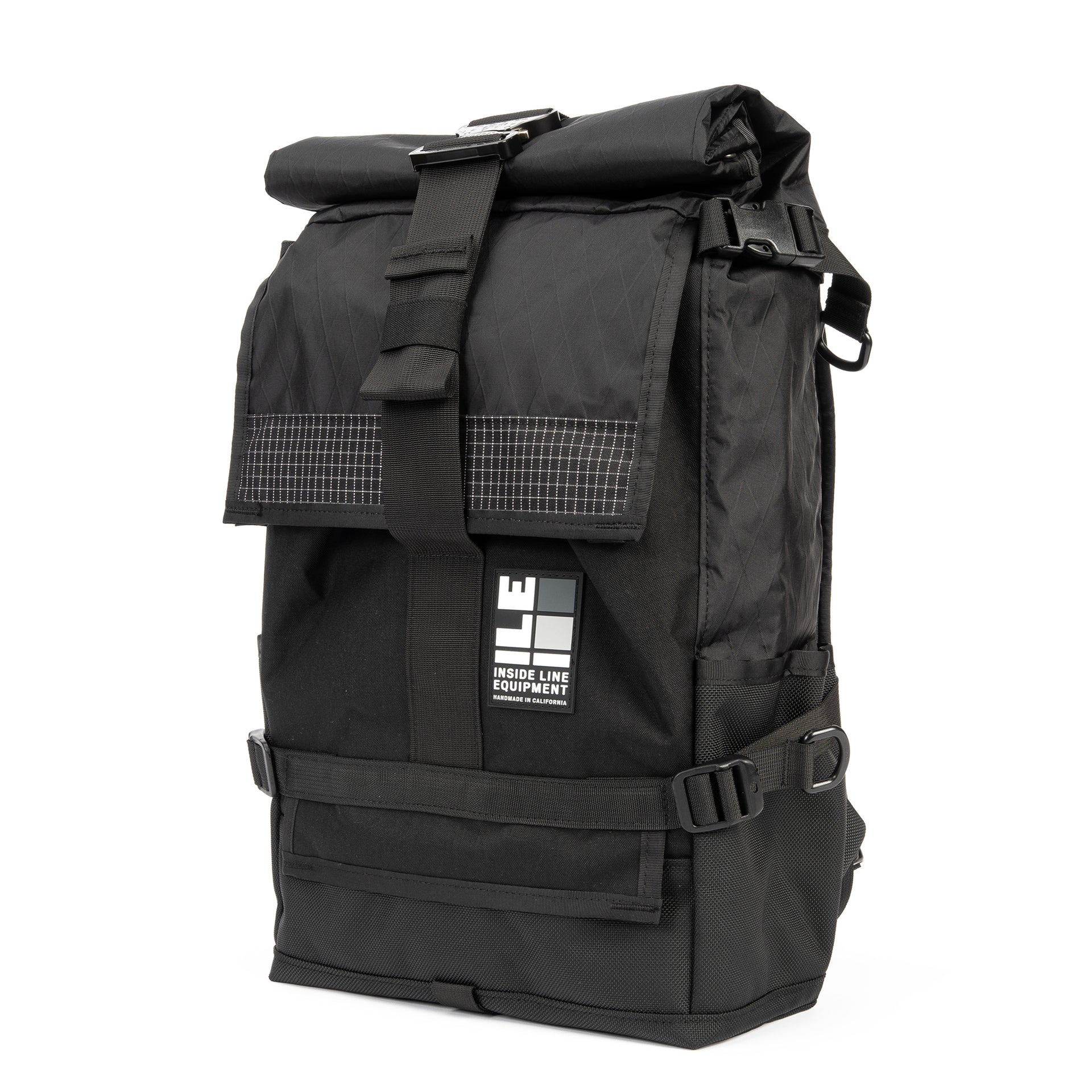 Default Mini 18L Waterproof roll-top Backpack: Blackout Patchwork – INSIDE LINE EQUIPMENT