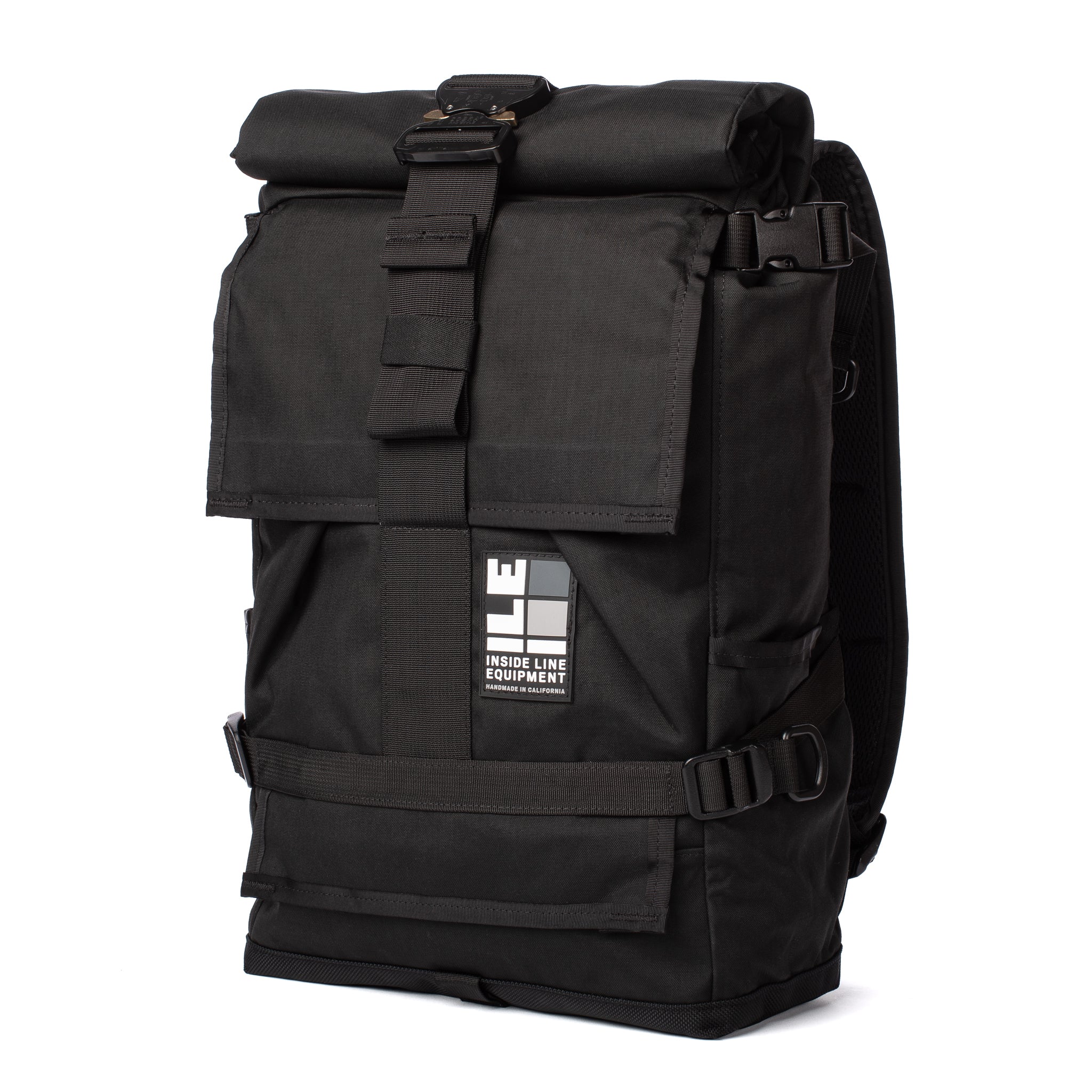 ILE default mini コーデュラ コブラバックル　ブラック Default Mini 18L Waterproof Rolltop Backpack – INSIDE LINE EQUIPMENT