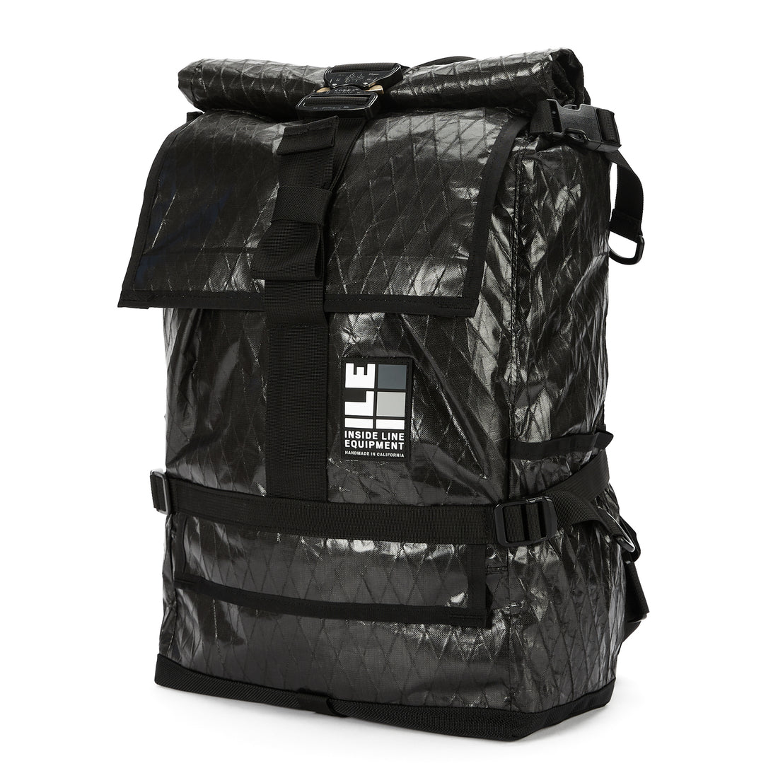  TPU lined - Everyday Backpack - Commuter Cycling Bag - XPAC - Waterproof Roll-Top - Laptop Sleeve - Made in Berkeley, CA - EDC Everyday Carry Backpack - YKK Zippers