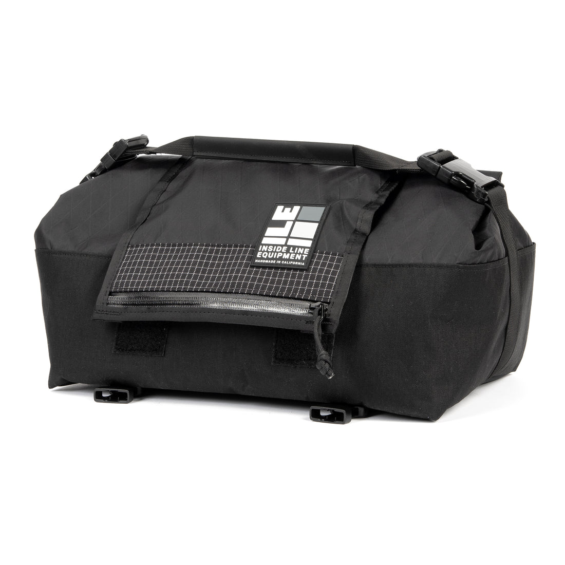 Porteur Rackbag - Waterproof Bike Bag - X-Pac Sailcloth & Cordura - Front Rack Bicycle Bag - 42L Capacity - Handmade in USA