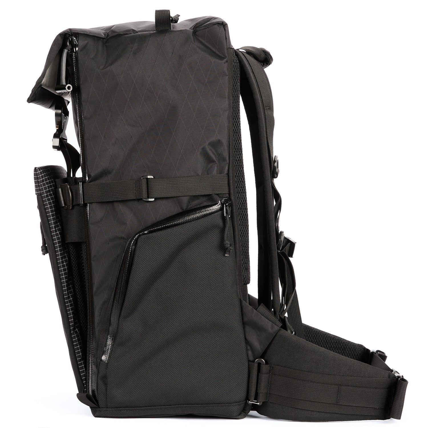Travel Pack 40L carry-on Backpack: Blackout Patchwork Travel Pack 40L carry-on Backpack: Blackout Patchwork
