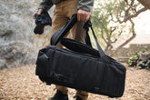 handmade camera backpack - professional photography bag - YKK zippers - adjustable dividers - TPU liner - XPAC - made in USA