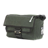 Forest Waxed Canvas - Cobra Buckle - handmade camera bag - weatherproof - mirrorless - DSLR - street photography - adjustable velcro dividers - XPAC - made in USA