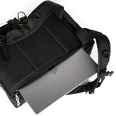 hiking camera backpack - YKK waterproof zippers - professional photographer bag - adjustable dividers - SLR padded - laptop sleeve - XPAC - made in USA