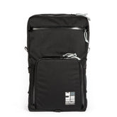 FRONT - Black Cordura - handmade camera backpack - YKK waterproof zippers - professional photographer bag - SLR adjustable dividers - XPAC - made in USA