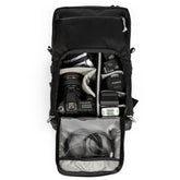 INTERIOR - Black Cordura - handmade camera backpack - YKK waterproof zippers - professional photographer bag - SLR adjustable dividers - XPAC - made in USA