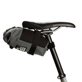 roll-top bike seat bag - Handmade Waterproof Bike Bag - XPac - under seat mount - bike tool bag - cycling road bike bag - Made in USA